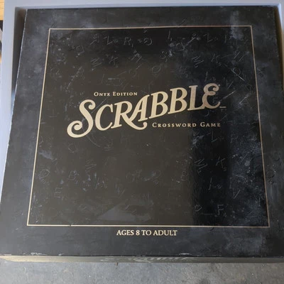 Scrabble Onyx Edition Rotating Turntable Board Game 2006 - Image 1 of 4