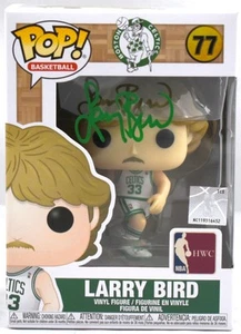 Larry Bird Autogramm Boston Celtics Funko Pop #77 - Beckett W Hologramm * grün - Bild 1 von 3