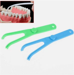 Wiederverwendbare Zahnseide Halter 1-5 Stück Flosser Zahnseidenhalter Dental DE - Picture 1 of 26