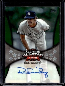 2023 Topps All-Star Game Ron Guidry Green All-Time All-Star Auto #18/25 - Picture 1 of 2