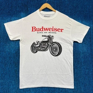 Budweiser King Of Beer White T-shirt Size Medium - Picture 1 of 4