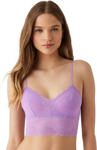 Bralette de ojales inspirado en la mujer b.tempt'd by Wacoal, niebla de orquídea, X-LARGE - Imagen 1 de 3