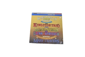 Vintage LaserDisc There's A Meetin' Here Tonight Folk Concert Kingston Trio Lime - Photo 1/1