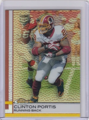 2009 Topps Finest CLINTON PORTIS Gold Refractor 01/25 #13 Redskins - Image 1 of 2