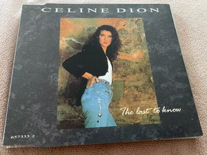 CELINE DION - THE LAST TO KNOW - 1991 3 TRACK CD SINGLE - Picture 1 of 1