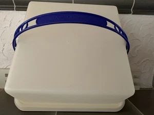 Kuchenbehälter  & Tragegriff Tupperware eckig Transportbox Sondermodell RAR - Bild 1 von 6