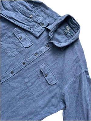 Vintage Polo Ralph Lauren G.I. Shirt Navy Blue Men’s XL Heavy Shirt/jacket - Image 1 of 4