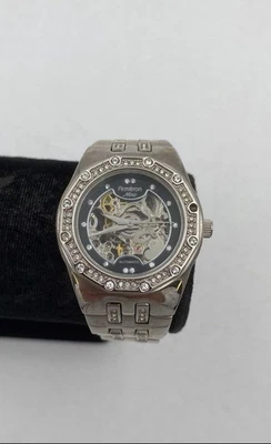 Reloj Pulsera Armitron Now TY6DSKSV Tono Plateado Analógico Automático Esqueleto Foto 1 de 4