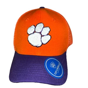 Clemson Tigers NCAA TOTW Men's mesh, structured adjustable Hat Orange & Purple - Picture 1 of 4