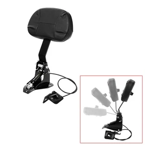 Adjustable Rider Driver Back Rest Mounts Fit For Harley Touring Road Glide 09-25 - Picture 1 of 13