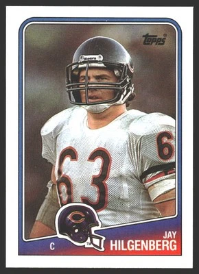 Jay Hilgenberg #77 1988 Topps Chicago Bears - Image 1 of 2