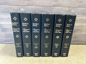 Matthew Henry's Commentary On The Whole Bible Vol 1-6 Complete Set Revell Book - Picture 1 of 8