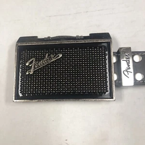 AMPLIFICADOR DE GUITARRA FENDER AMP PARA HOMBRE HEBILLA DE CINTURÓN 4,5”x 3,25 Nuevo - Imagen 1 de 7