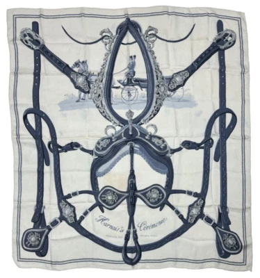 Hermes Scarf 1958 Original Ed. 'Harnais de Ceremonie' Hugo Grygkar VERY RARE - Image 1 of 4