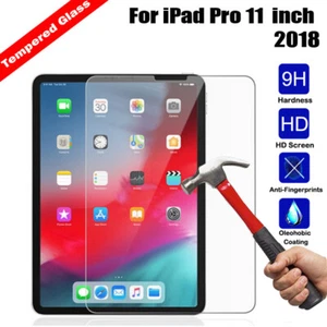 Tempered Glass Screen Protector For iPad Mini 2 3 4 5 Air 3 Pro 9.7 10.5 iPad 6 - Picture 1 of 24