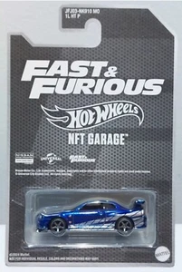 Fast N Furious Hot Wheels NFTGarage NISSAN SKYLINE R34 1/64 IN HAND - Picture 1 of 4