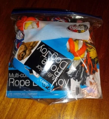 Bolsa de juguetes de cuerda y búsqueda de tira y afloja para perros pequeños Foto 1 de 2