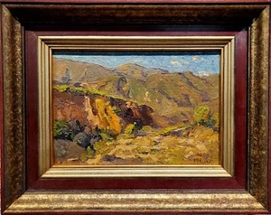 Franz Arthur Bischoff- California Plein Air Mountain Landscape -Oil painting - Picture 1 of 8