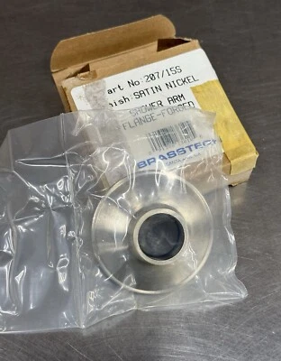 Brida de brazo de ducha Brasstech 207/15S en níquel satinado - Nuevo Foto 1 de 4