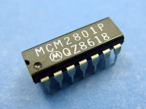 MCM2801P [1pcs] Serial EEPROM 16x16-bit, Motorola, DIP-14 - Picture 1 of 4