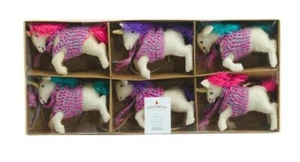 Guirnalda de cuerda de 6 pies de largo con 6 suéter colgante unicornios de Navidad - Imagen 1 de 2