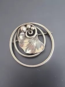 SPILLA GEORG JENSEN CERCHIO STERLING - Foto 1 di 7