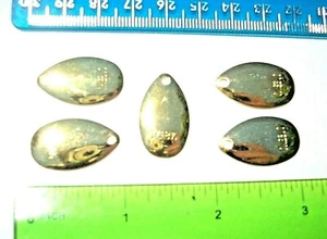 Cuchillas de cebo giratorio INDIANA de oro liso de 5 quilates tamaño #3 - Imagen 1 de 4