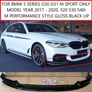 Für BMW 5er G30 G31 2017 M Sport Performance Unterlippe Splitter Rock Schwarz - Bild 1 von 9