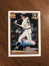 Dave Bergman 1991 Topps Desert Shield #412 Detroit Tigers
