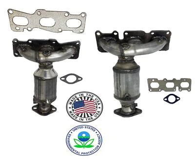 Front & Rear Converters Fits 2013-2018 Hyundai Santa Fe 3.3L FRONT WHEEL DRIVE - Image 1 of 4