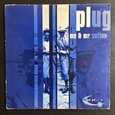 Plug ‎– Me & Mr. Sutton DNB Drum & Bass 1997 Blue Planet PLAN 8 12" Vinyl Record Foto 1 de 4