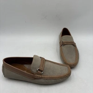 Donald Pliner DONNIEDR Leather Slip On Moccasin Driving Loafers Men’s Size 8.5M - Picture 1 of 9