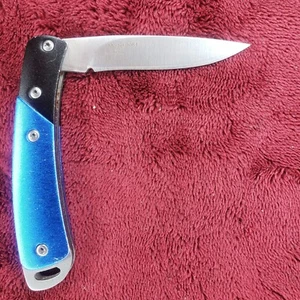 ๐ช ๐ช Browning Blue Folder Knife Model 0081 Folding - Picture 1 of 14