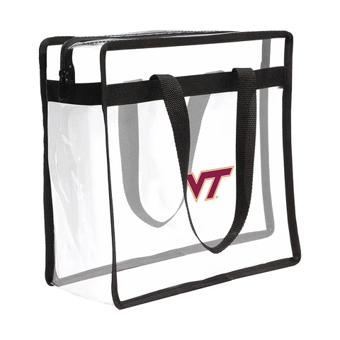 WinCraft Virginia Tech Hokies Clear Tote Bag Cover