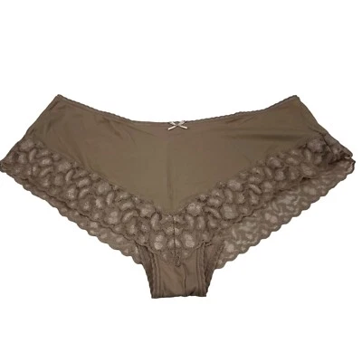 Warner's Women's Size XL 8 Panty Tanga Lace Bottom Beige New Without Tags - Image 1 of 4