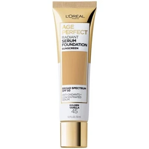L'OREAL Age Perfect Radiant Serum Foundation  SPF 50 (1.0oz) # 45 Golden Vanilla - Picture 1 of 6