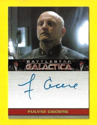 2008 Battlestar Galactica Staffel 3 Autogramm Fulvio Cecere Als Alastair Thorne - Bild 1 von 3