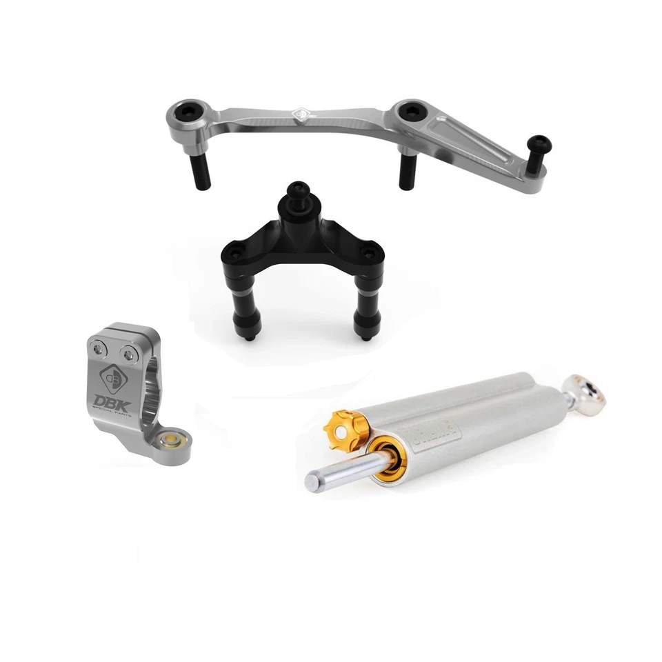 Kit de amortiguador de dirección DBK Triumph Speed Triple 1200RS Ohlins - plateado-plateado Foto 1 de 1