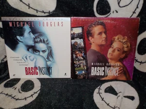 Basic Instinct Theatrical + Directors Cut Widescreen Laserdisc LD Free Ship $50 - Picture 1 of 3