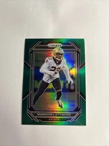 2022 Panini Prizm - Green Prizm #214 Marshon Lattimore - Picture 1 of 2