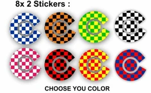 8x sticker decals labels bowls crown finger thumb crown bowling - Picture 1 of 1