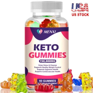 Keto Gummies Lose Weight Fast Appetite Suppressant Slimming Burn Fat 60 Gummies - Picture 1 of 10