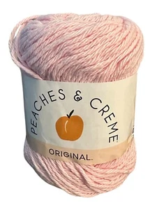 Peaches & Creme #262011 Pastel Pink Original Yarn-2024 - Picture 1 of 4