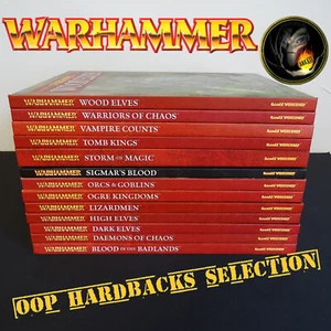 Warhammer Fantasy Hardback Books MULTILISTA - OOP libri esercito + edizioni rare M17 - Foto 1 di 35