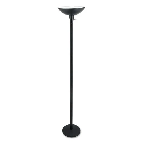 Alera Torchier Floor Lamp 72" High Black Alelmpf52b
