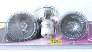 Pack Of 3 Feit Electric GU10 Halogen Frost Base Flood Reflector Light Bulbs