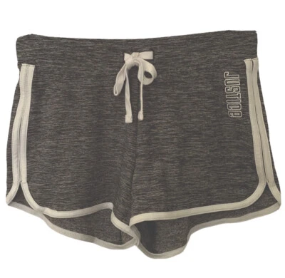 Pantalones Cortos Justice Girls Dolphin Gris Talla 16/18 Plus Poliéster Ligero Logo Foto 1 de 4
