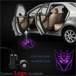 Purple Transformers Decepticon Car Door Ghost Shadow LED Projector Welcome Light - Bild 1 von 9