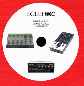 Ecler Audio Reparatur Service und Bedienungsanleitungen auf 1 CD im PDF Format  - Bild 1 von 1