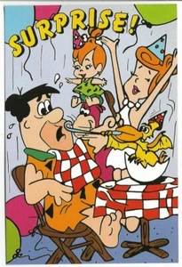 NOS,THE FLINTSTONES— #8 "SURPRISE" PARTY FOR FRED BIRTHDAY -1987 - Picture 1 of 2